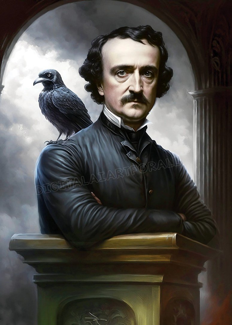 Edgar Allan Poe Fotoğrafı - 1