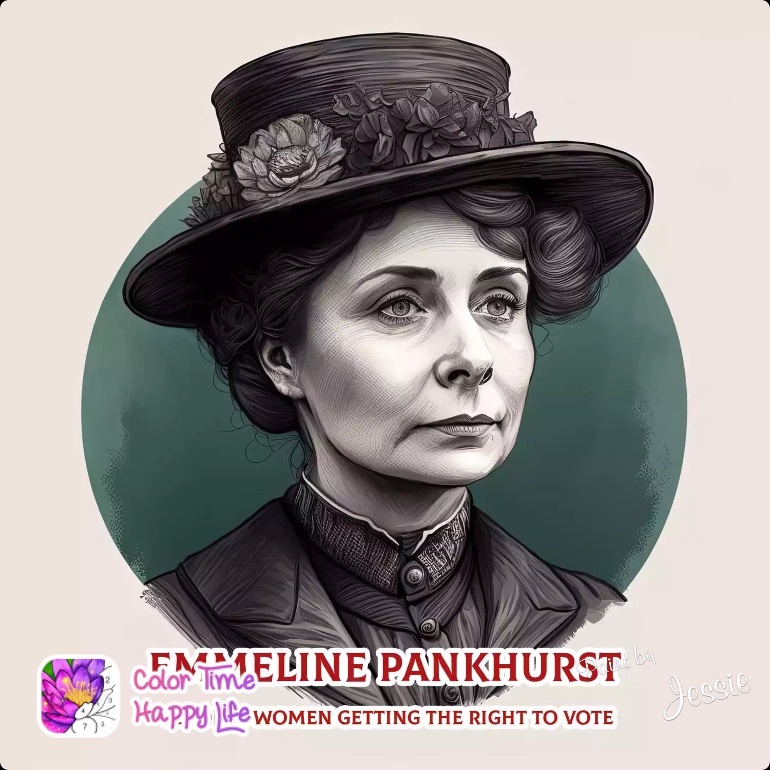 Emmeline Pankhurst Fotoğrafı - 3