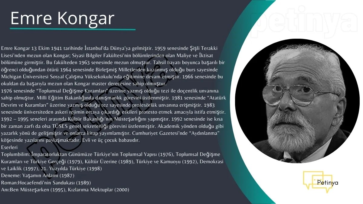 Emre Kongar Fotoğrafı - 1