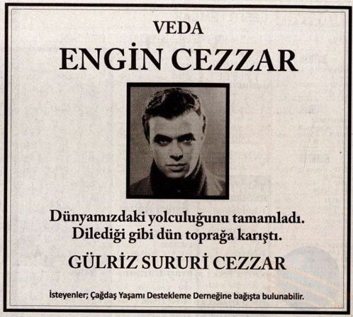Engin Cezzar Profil Resmi
